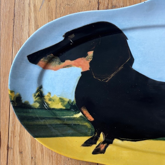 Sally Muir Anthropologie Dachshund Platter - Picture 5 of 14
